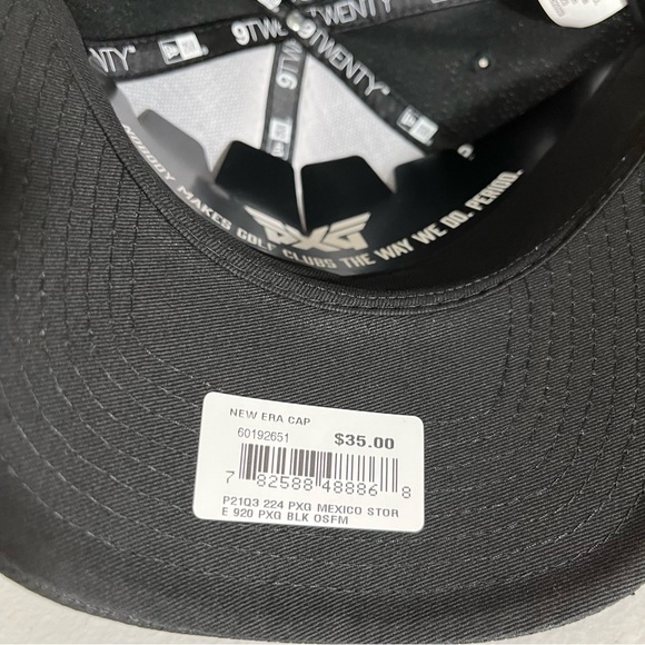 PXG Parsons Xtreme Golf Black Mexico Flag Logo New Era Adjustable Hat OSFM - Picture 7 of 7